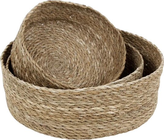 Dixie Emil brødkurv 3 stk. natur beige Dixie Emil brødkurv 3 stk. natur beige