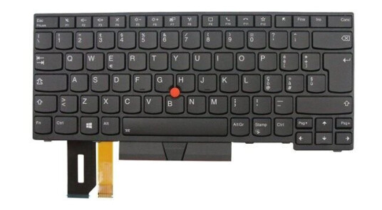 Lenovo Chicony - Brbart tastatur - til utskifting - Italiensk - Svart Lenovo Chicony - Brbart tastatur - til utskifting - Italiensk - Svart