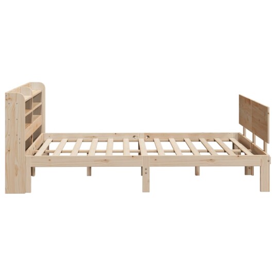 Sengeramme med hodegavl 135x190 cm heltre furu 3306817