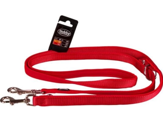 Nobby Classic Preno Justerbar Leash M L Rød 200Cm 20 25Mm