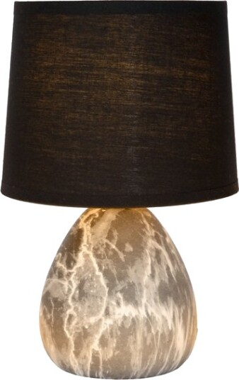 Lucide Marmo Bordlampe E14 Sort