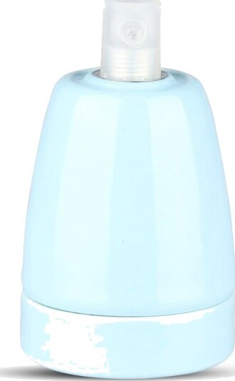 E27 porselenssokkel Blå max 60W Ø4,7 x 6,4 cm IP20 innendørs E27 porselenssokkel Blå max 60W Ø4,7 x 6,4 cm IP20 innendørs