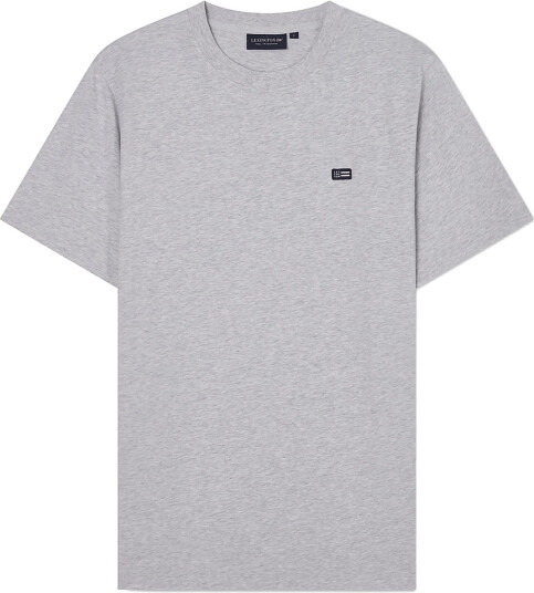 Lexington Clothing Classic Organic Cotton Logo Tee Grey L Lexington Clothing Classic Organic Cotton Logo Tee Grey L