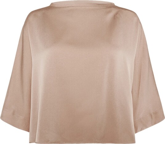 Ahlvar Gallery Thea Silk Tee DUSTY PINK XS