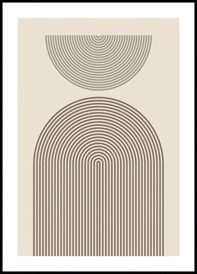Posterbox Modern Arch Geometry plakat Plakat / 21x30cm