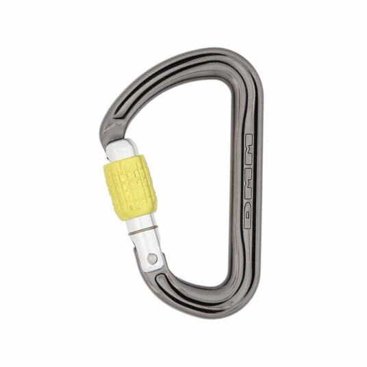 Dmm Shadow Screwgate Titanium/lime OneSize