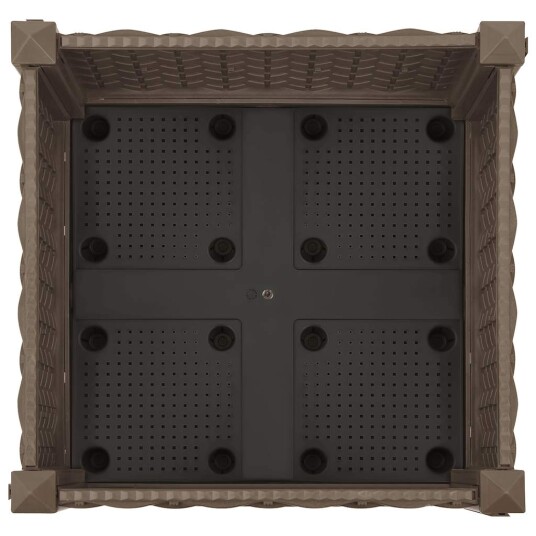 vidaXL Høybed 40x40x23 cm polypropylen