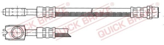 Bremseslange QUICK BRAKE 50.041 Bremseslange QUICK BRAKE 50.041