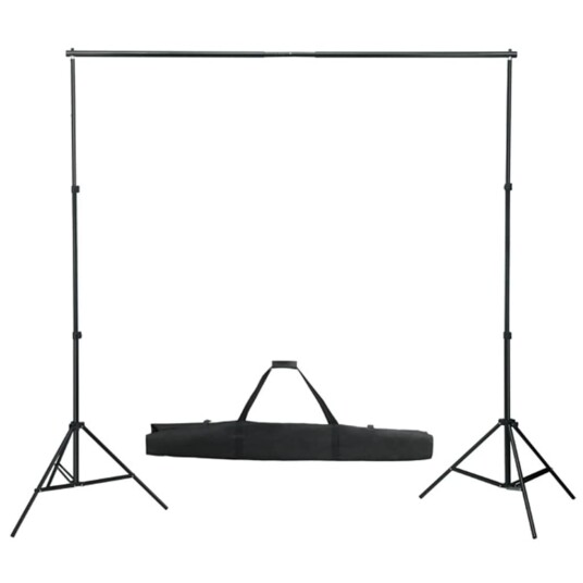 vidaXL Fotostudiosett med lamper, paraplyer, bakgrunn og reflektor vidaXL Fotostudiosett med lamper, paraplyer, bakgrunn og reflektor