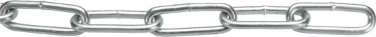 1852 Kjetting galvanisert, langlenket 30 m - 4 mm - 30 m