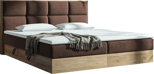Oppbevaringsseng EUPHORIA 140x200 Brun