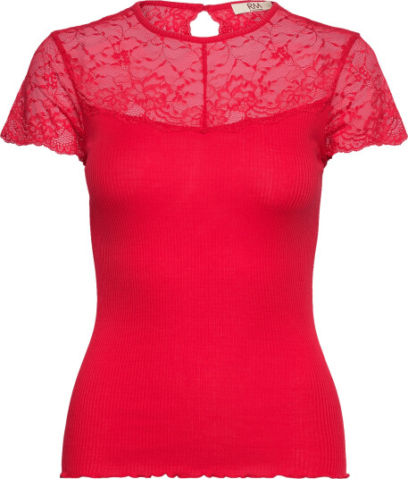 RM By Rosemunde | Rmwbea Lace Heartshape Ss Top | M