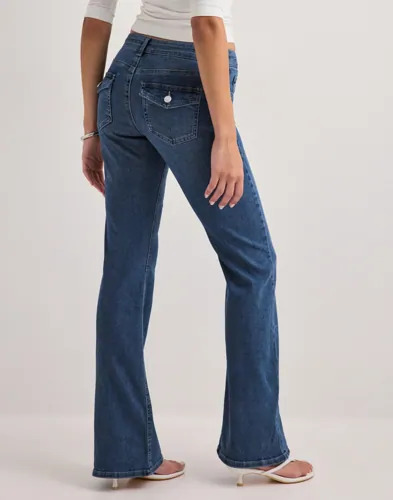 Only Blå Onlphoebe Lw B P Flare Dnm PIM454 N