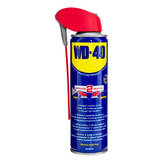 WD-40 Multispray 250 ml Med Smart Straw WD-40 Multispray 250 ml Med Smart Straw