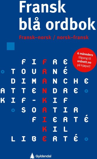 Fransk blå ordbok Fransk blå ordbok