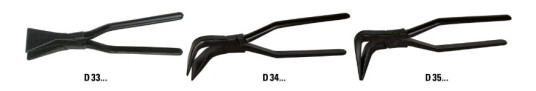Bessey D341-80 320 mm Falsetang i Kvalitetsstål med Sort Pulverbelagt Ytelse
