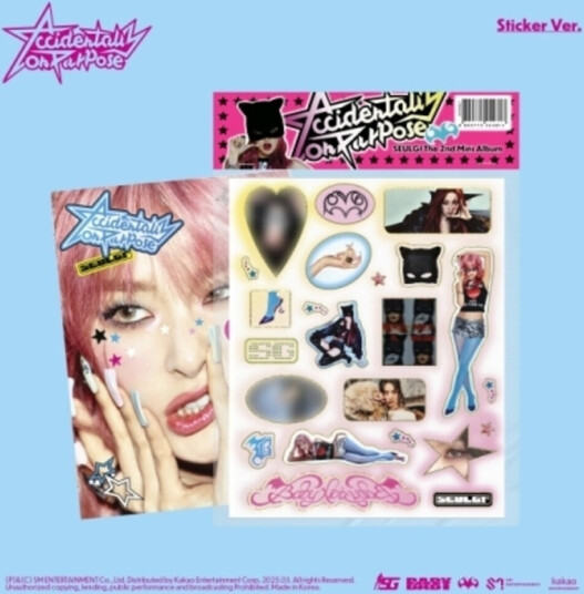 Seulgi Accidentally On Purpose Sticker Version CD