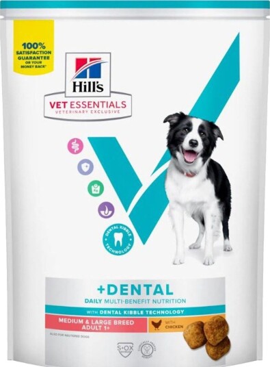 Hill's tørrfôr Ve C Multibenefit + Dental Medium large 10 kg