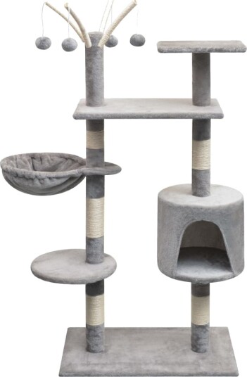 Vidaxl Kloretre Med Sisal Klorestang 125 cm GrÄ Vidaxl Kloretre Med Sisal Klorestang 125 cm GrÄ