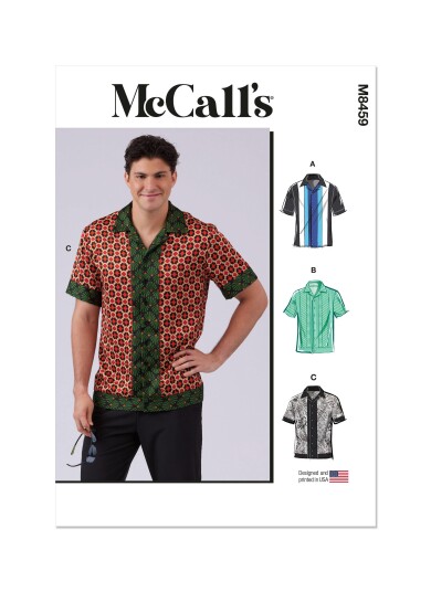 McCall's 8459 - Herreskjorte AA (34-36-38-40-42)