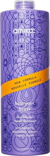 Amika Bust Your Brass Cool Blonde Repair Shampoo 1000ml