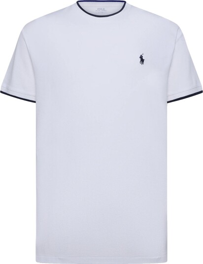 Polo Ralph Lauren Stretch Mesh Knt T Shirt   White   XL