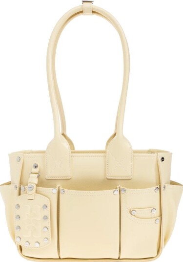Ganni Dame Vesker Beige ONE SIZE,