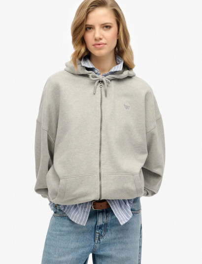 Superdry Studios Zip Hoodie - Grey - 42