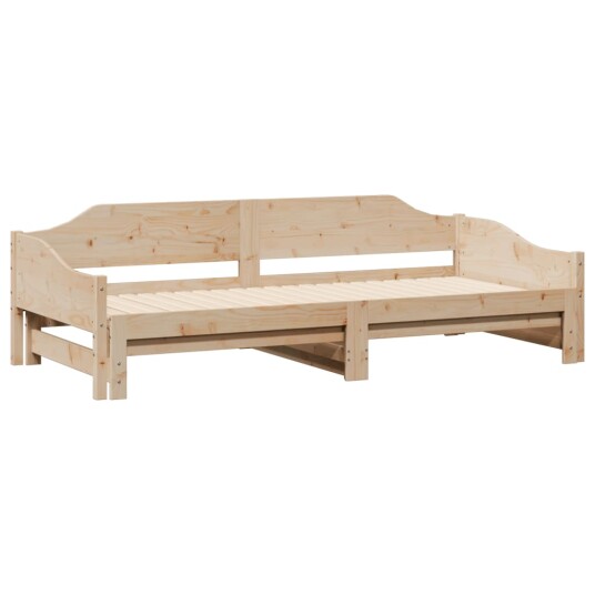 Uttrekkbar dagseng 80x200 cm heltre furu 8721102853777