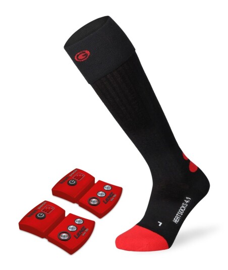 Lenz Heat Sock + Heat Pack Black 45-47