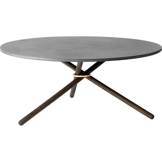 Eberhart Edda Salongbord 105 Cm Mørk Betong / Mørk   Sofabord Eik Dark Oak   EDDA 102 102