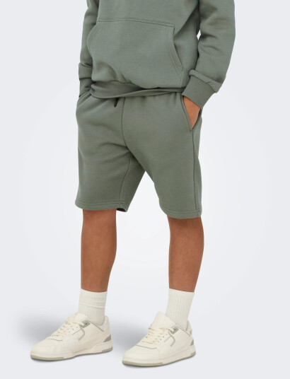 ONLY & SONS Osjceres Shorts Swt Noos - Green - 140