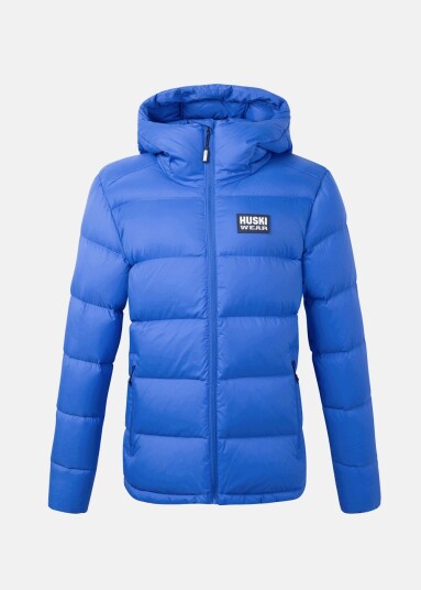 Huski Wear W Light Down Jacket Azure Blue Xs Vinterjakker Huski Wear W Light Down Jacket Azure Blue Xs Vinterjakker