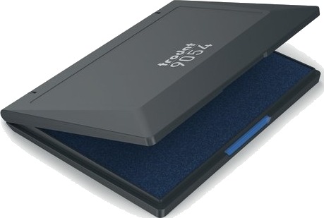 Trodat Trodat Stempelpute 9054 Din A5 Blått Plasthus Vannbasert Giftfri Fargestoffer 1 Stk 150440