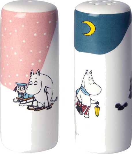 Pluto - Mummi salt- og pepperbøsser 8 cm Winter