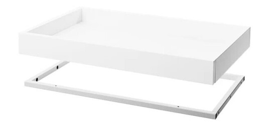 Zweed Molto hylle 560 hvit, inkl. hvit metallramme