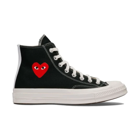 Comme des Garçons Play Herre Sko Svart 40 EU,
