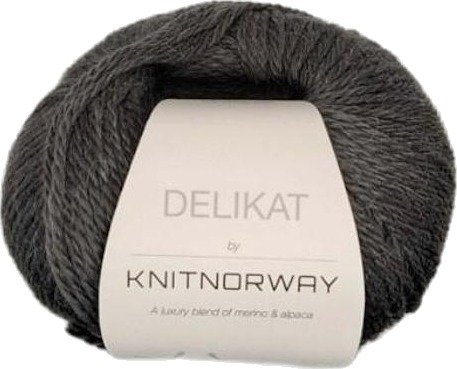 Knit Norway Delikat Garn Dark Grey 513 50 g