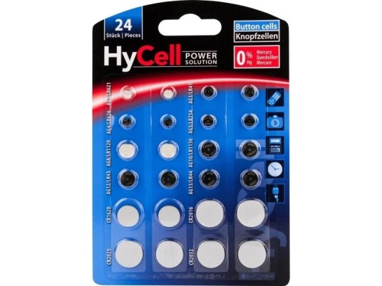 Alkaline Lithium Knapcellebatteri S?t 24 Stk Alkaline Lithium Knapcellebatteri S?t 24 Stk