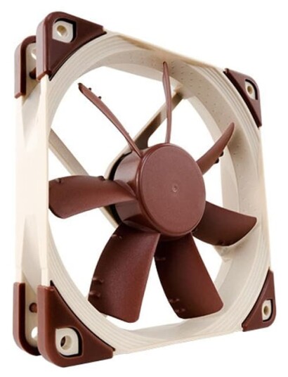 Noctua NF-S12A 120 mm PWM Vifte - Støysvak Beige/Rustikk