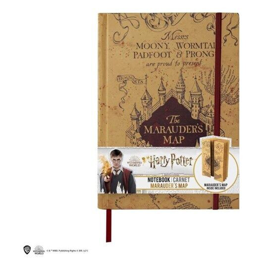 Cinereplicas Harry Potter Notebook Foldable Marauder's Map