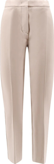 Max Mara Dame Bukser Beige 2XS, Max Mara Dame Bukser Beige 2XS,