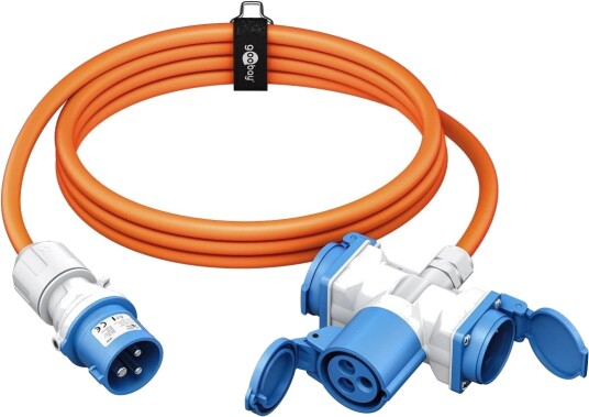 Goobay CEE til CEE og 2x Jordet Stikk Adapterkabel - 10 m Goobay CEE til CEE og 2x Jordet Stikk Adapterkabel - 10 m