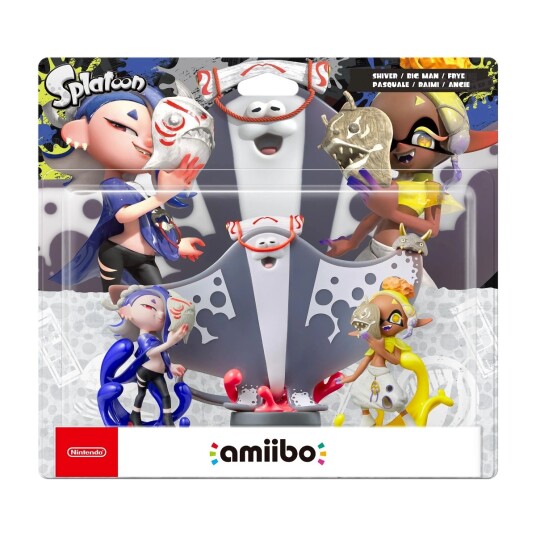 Amiibo Deep Cut Set Shiver Frye & Big Man Splatoon collection