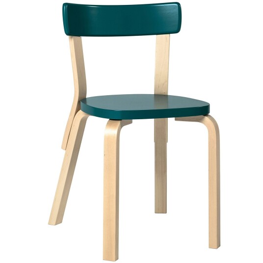 Artek Stol 69 Petrol/Bjørk Artek Stol 69 Petrol/Bjørk