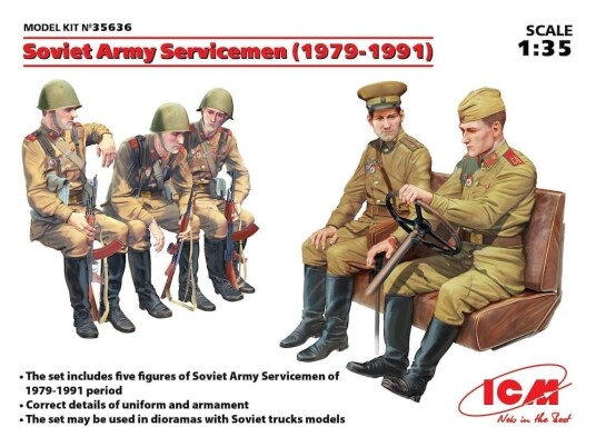 ICM 1/35 Soviet Army Servicemen (1979-1991)