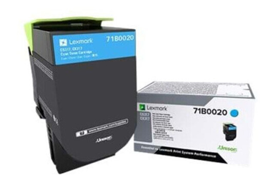 Lexmark X317 - Laser toner Blå