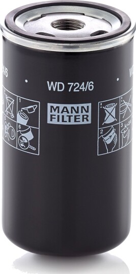 MANN-FILTER WD 724/6 Filter, arbeidshydraulikk