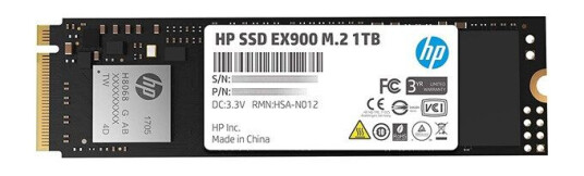 HP SSD M.2 1TB EX900 NVMe PCIe 3.0 x 4 1.3