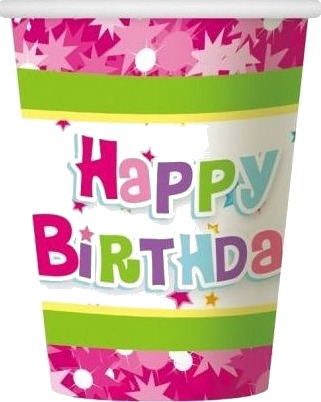 Godan Happy Birthday Papirkopper Rosa 17075 Godan Happy Birthday Papirkopper Rosa 17075